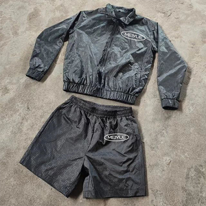 Completo Sportivo Personalizzato da Uomo: Tuta 2 Pezzi con <span class=keywords><strong>Polo</strong></span> Antivento, Pantaloncini con Elastico in Vita, T-Shirt <span class=keywords><strong>Polo</strong></span> in Nylon e Pantaloni - Product Image 1