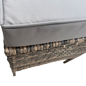 Meubles de jardin, chaises et tables de patio en aluminium, 7 places - Product Image 3