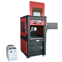 Machine de marquage laser UV verre/plastique 355nm 3W 5W 10w avec couvercle de protection