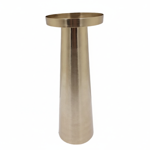 Home Decorative Iron Metal <b>Candle</b> Pillar Holder Gold Color <b>Large</b> Size <b>Candle</b> Stand for Christmas Decoration Bulk - Product Image 1