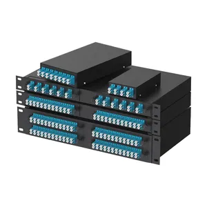 Thickened FTTH Terminal Box 4/8/12/24/48/96 core Rack Mount Splicing Fiber Optic Patch Panel Fibre Distribution Box