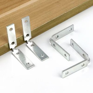 Aluminum Angle <b>Bracket</b> 5mm Tapping With Screws Durable Hardware Connector For Cabinet Door Window Fixing - Product Image 3