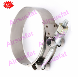 Colliers de serrage à boulon en T de 2.5 pouces en acier inoxydable 304 Colliers d'admission <span class=keywords><strong>turbo</strong></span> 63-71mm Plage réglable pour tuyaux de refroidissement en silicone - Product Image 2