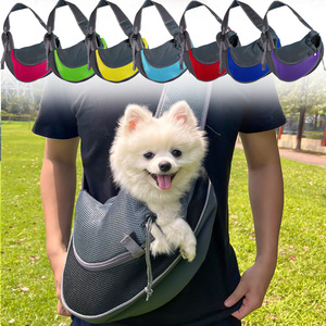 Crossbody Mesh Dog Cat <b>Carrier</b> Breathable <b>Pet</b> Shoulder Bag For Small <b>Pets</b> Travel Backpack Supplies - Product Image 4