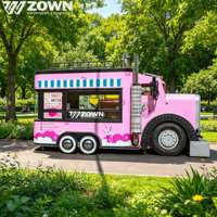 Wholesale Custom Electric Food Truck Standard Kitchen Gear Mobile Street Cart For Coffee Fries Ice Cream Outdoor Small Catering