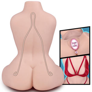 Muñeca Sexual de Silicona de Medio Cuerpo YAQU con Esqueleto y Senos Realistas, Juguete Sexual para Adultos, Muñeca de Amor, Masturbador Masculino Suave 3D BJD-A019 - Product Image 4