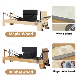 GRASSFIT Cadillac en bois <span class=keywords><strong>de</strong></span> caoutchouc personnalisé pour Pilates, équipement <span class=keywords><strong>de</strong></span> musculation, machine <span class=keywords><strong>de</strong></span> yoga, <span class=keywords><strong>lit</strong></span> d'entraînement commercial avec boîte - Product Image 6
