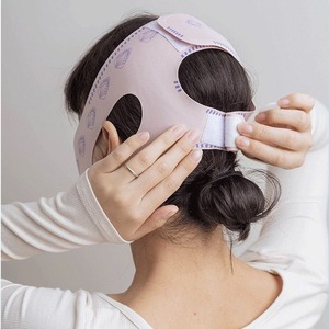 Bandeau élastique sculptant le visage en V, sans couture, <span class=keywords><strong>pour</strong></span> raffermir <span class=keywords><strong>la</strong></span> peau et améliorer les plis nasogéniens, <span class=keywords><strong>masque</strong></span> de remodelage facial - Product Image 2