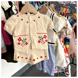 Exportés vers le monde entier vente en gros vêtements pour enfants Patedpated vêtements stock Ropa de Bebe, livraison aléatoire Patedpated enfants fournisseur - Product Image 3