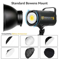 Éclairage de studio LED bicolore dimmable 300W MM8820 3200k-5700k avec télécommande, lampe de remplissage pour maquillage, vidéo et photographie
