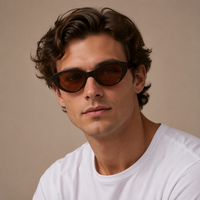Lunettes de soleil œil de chat en acétate SA227, polarisées, rétro, mode, UV400, pour femmes et hommes