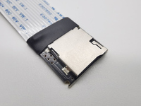 Câble flexible de longueur personnalisée pour la fente de carte mémoire Micro SD à Micro SD étendre la connexion de l'adaptateur de câble flexible