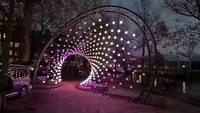 24V RGB 80MM 25CM Led Pixel Ball Ampoule Parc Éclairage DMX Led Stage KTV Disco Light Module Ball Lumières pour Discothèque Noël