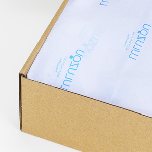 Papier de soie d'emballage biodégradable coloré, imprimé avec logo de marque personnalisé, enduit d'amidon, pour vêtements, bijoux, chaussures et cadeaux - Product Image 5