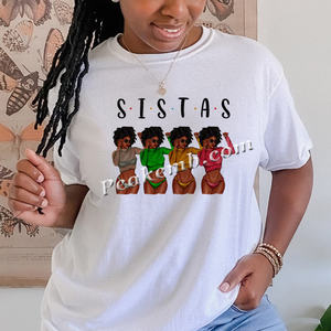 Transferts DTF pas cher Sistas Afro Fashion femmes conception de transfert de fer sur vinyle pour les chemises - Product Image 5
