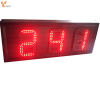 Panel Display Led nomor konter Digital 3 Led multifungsi