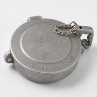 Capuchon anti-poussière en aluminium pour valve de réduction API de citerne à carburant, vente en gros d'usine, capuchon anti-poussière API pour valve de remplissage par le bas