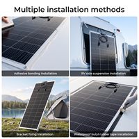 800Watt Esnek Güneş Paneli Taşınabilir 18V Monokristal Güneş Modülü 12V Bataryalar için Güneş Panelleri Dış Mekan Şarj Cihazı Yat Tekne