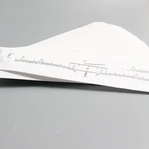 100 Uds regla de cejas pegatina para Microblading adhesivo desechable Plantilla de medición de cejas para tatuar herramientas de maquillaje de cejas - Product Image 6