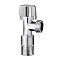Robinet d'angle en laiton chromé durable certifié ISO9001 BODE pour l'utilisation de l'eau dans la cuisine et la salle de bain