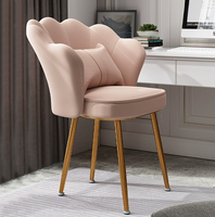 Chaises de jeu pour filles, chaises confortables avec pieds en métal, coussin de taille décontracté, canapé Ofa style nuage, canapé incurvé