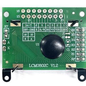 หน้าจอ LCD ขนาดเล็ก LCM 0802A โมดูลจอ LCD แบบตัวอักษร โมดูลหน้าจอ LCD แบบดอทเมทริกซ์ 8*<span class=keywords><strong>2</strong></span> โมดูลจอแสดงผล LCD สำหรับนาฬิกาอัจฉริยะ - Product Image 4