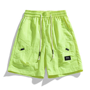 Pantalones Cortos Cargo de Secado Rápido para Hombre, Estilo Urbano Americano, para Verano y Actividades al Aire Libre, con Bolsillos - Product Image 3