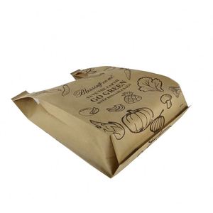 Sac non tissé imperméable de dernière génération avec découpe en U, en tissu non tissé laminé doré, sac portable pour vêtements et t-shirts - Product Image 3