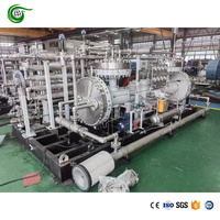 Compresor de diafragma de helio pequeño de 18.5KW, entrada de 50Bar, descarga de 200Bar, flujo de 200Nm3/h, máquina industrial de alta calidad