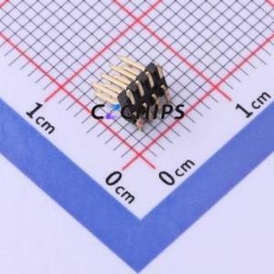 X1321WVS-2x04J-C40D53 Pin Header SMD,P=1.27mm Connector ( Pin Structure: 2x4P )( Pitch: 1.27mm )( Row Spacing: 1.27mm ) - Product Image 2