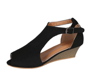 <span class=keywords><strong>Sandali</strong></span> da <span class=keywords><strong>Donna</strong></span> in Stile Vintage Occidentale, Nuovo Modello di Scarpe <span class=keywords><strong>Eleganti</strong></span> con Zeppa - Product Image 5