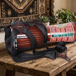 Sangle de transport réglable en polyester rembourrée pour djembé, instrument de musique africain, pour adultes et enfants, vente en gros d'usine - Product Image 1