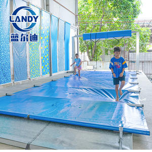 Couverture de <span class=keywords><strong>Piscine</strong></span> PVC à Barres Étanche Anti-UV, Sécurité Hivernale <span class=keywords><strong>pour</strong></span> Piscines - Product Image 3