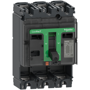 เบรกเกอร์วงจร ComPacT NSX160F 50/60 Hz 160A รุ่น Trip Unit Basic Frame MCCB แบบ 3 โพล (C16F3 C16L3) สำหรับกล่องแบบหล่อขึ้นรูป - Product Image 1