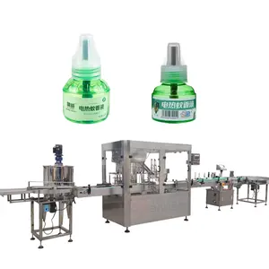 High Speed Electric Mosquito Repellent Refill Killer Spray Liquid Vaporizer Automatic Filling Stoppering Capping Production Line