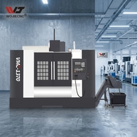 Machine de fraisage CNC VMC1370 robuste à 4 axes, grande table de travail, capacité de charge élevée pour pièces métalliques