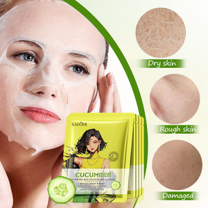 <span class=keywords><strong>Masque</strong></span> facial en tissu hydratant et respirant biologique avec acide hyaluronique, apaisant et hydratant, pour la vente en gros - Product Image 4