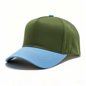 Gorras de Béisbol Deportivas de Alta Calidad con Logotipo Personalizado, 100% Algodón, Visera Curva, Marco de 5 Paneles, Logotipo Bordado Plano, Dos Tonos - Product Image 2