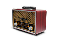 Radio portable rétro Meier 156BT M-156Bt M-156 avec télécommande, radio antique nationale ancienne AM FM SW 3 bandes