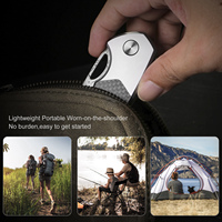Couteau pliant durable en acier Damas avec manche en titane et fibre de carbone, couteau de poche pour activités de plein air, camping, randonnée, OEM, ODM, vente en gros, usine