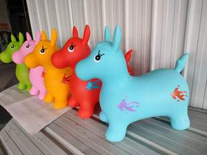 Caballo Inflable de PVC Ecológico, Juguete de Caballo para Niños - Product Image 4