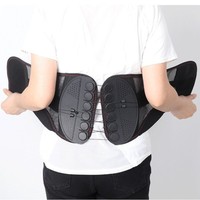 Ceinture lombaire médicale avec système à double poulie et cordon de serrage pour hommes et femmes, protection respirante