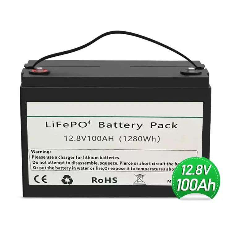 リチウムイオン電池パックリチウム電池12.8V 100AH 1280Wh長持ち