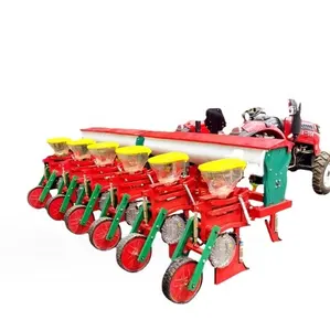 70-100HP four wheels tractor suspension 6-rows corn soybean seed seeder planter machine+fertilization