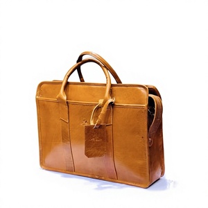 Real Cow Buffalo <b>Leather</b> Brown Color Laptop Bags & Covers Men's Women's Business Gift ideas Customizable <b>Leather</b> Laptop handbags - Product Image 1