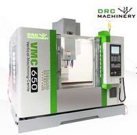 Máquina Fresadora CNC de 3 Ejes de Alta Calidad Drc Machinery Vmc650, Mini Centro de Mecanizado Vertical en Oferta