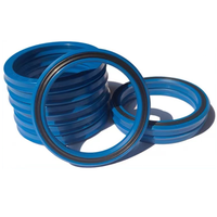 Joint hydraulique ZHIDE US MPS étanchéité renforcée U CUP U + S avec joint torique X anneau PU + NBR 50X60X12 70x80x7