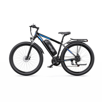Vélo de montagne électrique Reliago C29 750W 48V 15Ah 21 vitesses Moteur à moyeu Frein à disque Vélo hybride adulte Ville Tout-terrain Longue portée