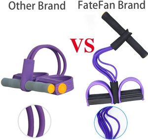 Corde de tension multifonctionnelle 6 tubes élastique pour pédale de yoga Bande de résistance Caoutchouc naturel Eco-friendly <span class=keywords><strong>Fitness</strong></span> - Product Image 2
