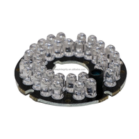 FY-6308 lampe infrarouge 850nm à 8 lampes adaptée à l'objectif 2.8mm 3.6mm 6mm 8mm